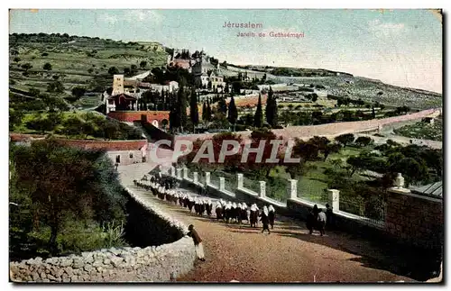 Israel - Jerusalem - Jardin de Gethsemani - Cartes postales