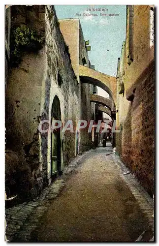 Israel - Jerusalem - Via Dolcrois - 5th Staton - Cartes postales