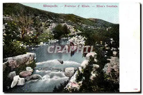 Israel - Jerusalem - Elisaquelle - Eisa&#39s Foutain - Fontaine d&#39Elisee - - Ansichtskarte AK