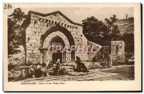 Israel - Jerusalem - Tombeau de Marie Grab Mariens - Grave of the Virgin Mary - - Ansichtskarte AK