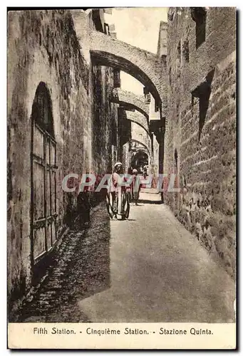 Israel - Jerusalem - Fifth Sation - Cinqieme Station - Cartes postales