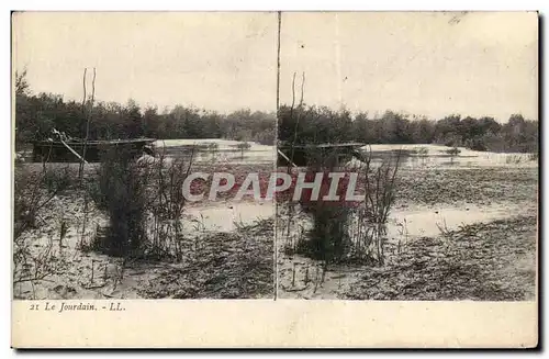 Jordanie - Le Jourdain - Jordain - Vue Stereoscopique Cartes postales