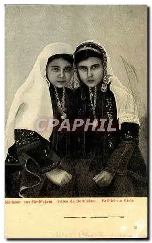 Israel - Bethlehem - Filles de Bethlehem - Girls - Cartes postales