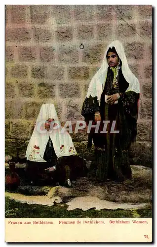 Israel - Bethlehem - Femmes de Bethlehem - Women - Frauen Ansichtskarte AK