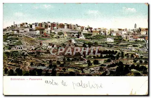 Israel - Bethlehem - Bethleem - Panorama Ansichtskarte AK