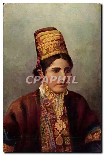 Israel - Bethlehem - Bethleem - Woman - Femme Ansichtskarte AK