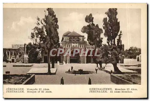 Israel - Jerusalem - Mosquee El Aksa - Mosque - Ansichtskarte AK