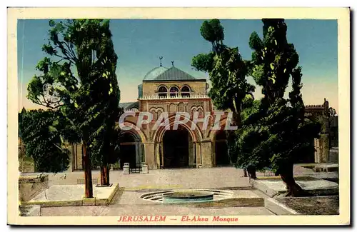 Israel - Jerusalem - Mosque d&#39El Aksa - Mosque El Aksa - Moschea - Muslim - Islam - Cartes postales