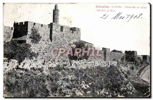Israel - Jerusalem - Citadelle de Zion - Citadel of Zion - Ansichtskarte AK
