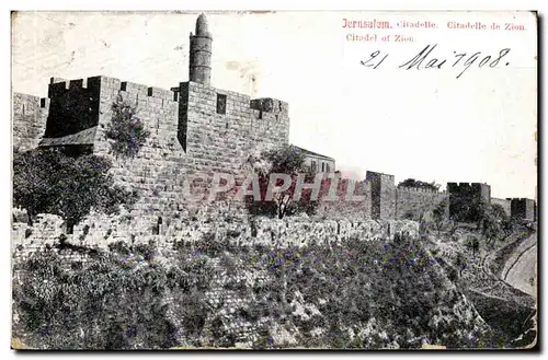 Israel - Jerusalem - Citadelle de Zion - Citadel of Zion - Cartes postales