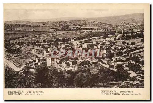 Israel - Jerusalem - Bethany - Bethanie - Vue Generale - General View - Cartes postales