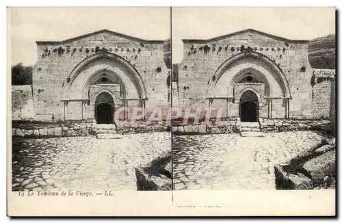 Israel - Jerusalem - Le Tombeau de la Vierge - Vue Stereoscopique - Cartes postales