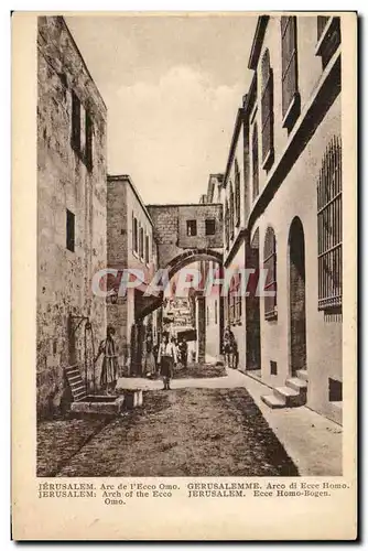 Israel - Jerusalem - L&#39Arc de l&#39Ecco Omo - Arch of the Ecco Omo - Cartes postales