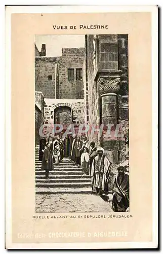 Israel - Jerusalem - Vue de Palestine - Ruelle allant au Saint Sepulcre - Cartes postales