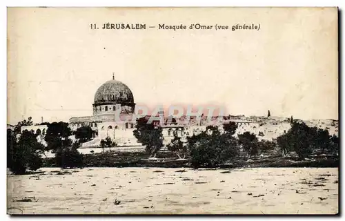 Israel - Jerusalem - Mosquee d'Omar - Islam - Muslim - Cartes postales