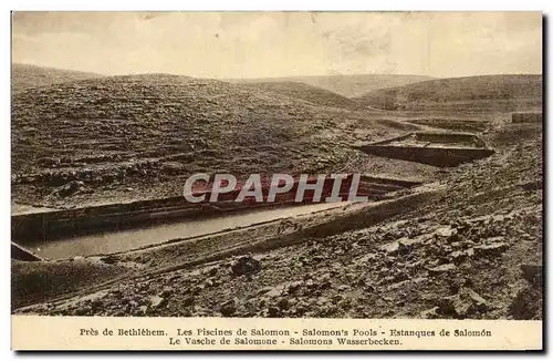 Israel - Pres de Bethlehem - Les Piscines de Salomon - Salomon's Pools - Cartes postales