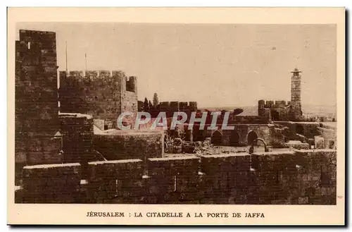 Israel - Jerusalem - La Citadelle et la Porte de Jaffa - Cartes postales