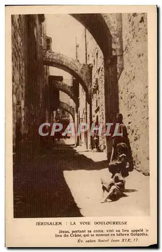 Israel - Jerusalem - La Voie Douleureuse - Via Doloroso - Cartes postales