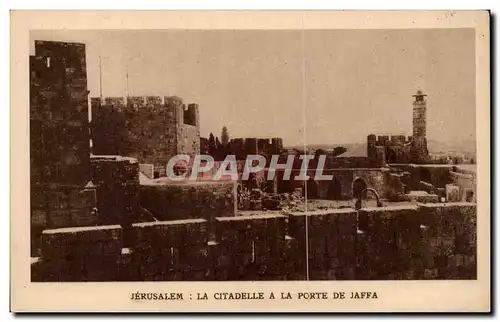 Israel - Jerusalem - La Citadelle et la Porte de Jaffa - Cartes postales