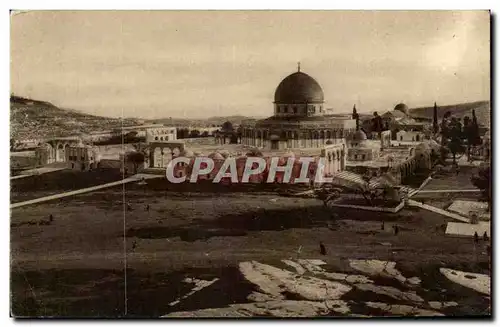 Israel - Jerusalem - Vue de la Mosquee d&#39Omar - Islam - Muslim - Mosque - Ansichtskarte AK