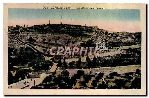 Israel - Jerusalem - Le Mont des Oliviers - Cartes postales