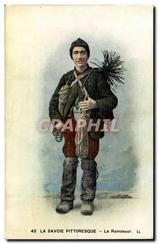 La Savoie Pittoresque - Le Ramoneur - Chimney Sweep - Schornsteinfeger - Ansichtskarte AK (metier)