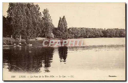 Lyon - Le Parc de la Tete D&#39Or - Cartes postales