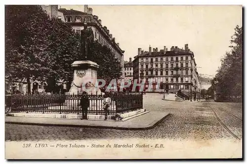 Lyon - Place Tolozan - Statue de Marechal Suchet - Ansichtskarte AK