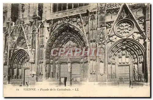 Vienne - Facade de la Cathedrale - Cartes postales