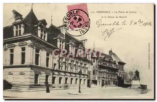 Grenoble - Le Palais de Justice - Statue de Bayard - Cartes postales