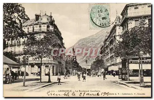 Grenoble - Le Boulevard Gambetta - Cartes postales