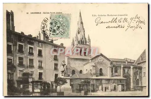 Grenoble - Egise Saint Andre - Cartes postales