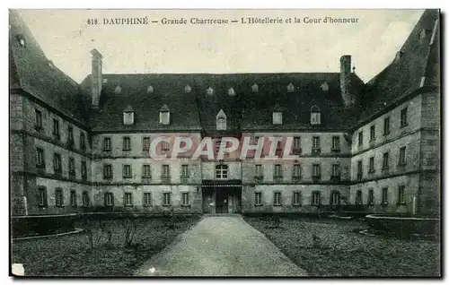 Dauphine - Grande Chartreuse - L&#39Hotellerie et la Cour d&#39honneur - Ansichtskarte AK