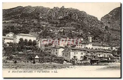 Pont en Royans - Vue Generale Cartes postales