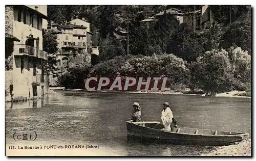 Pont en Royans - La Bourne - bateau - boat Cartes postales