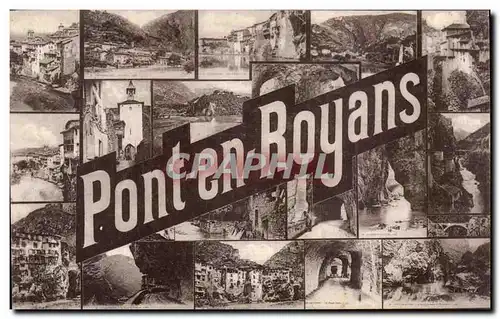 Pont en Royans - Souvenir - Ansichtskarte AK