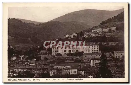 Bourg - Argental - Groupe Scolaire - Ansichtskarte AK