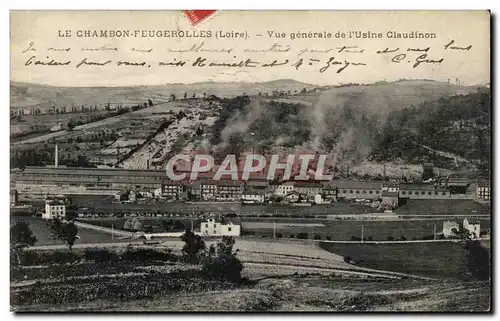 Le Chambon Feugerolles - Vue Generale de l&#39Usine Claudinon - Cartes postales