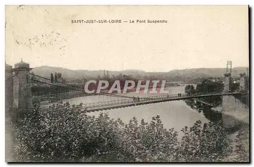 Saint Just sur Loire - Pont Suspendu - Cartes postales