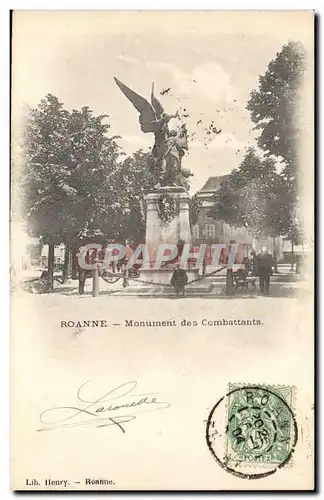 Roanne - Monument des Combattants - Cartes postales