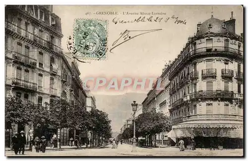 Grenoble - L&#39Avenue Alsace Lorraine - Cartes postales