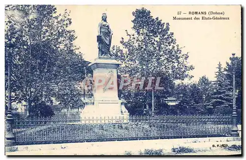 Romans sur Isere - Monument des Etats Generaux - Cartes postales