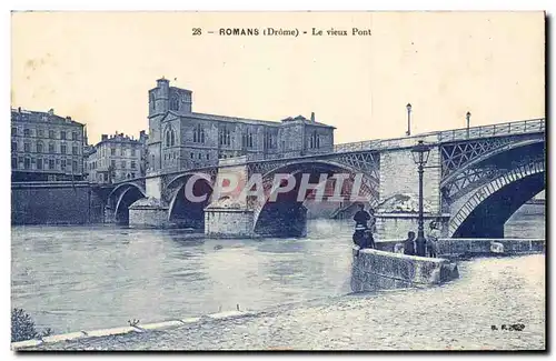 Romans sur Isere - Le Vieux Pont - Cartes postales