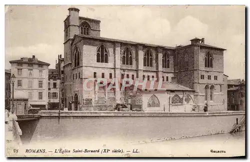 Romans sur Isere - L&#39Eglise Saint Bernard - Ansichtskarte AK