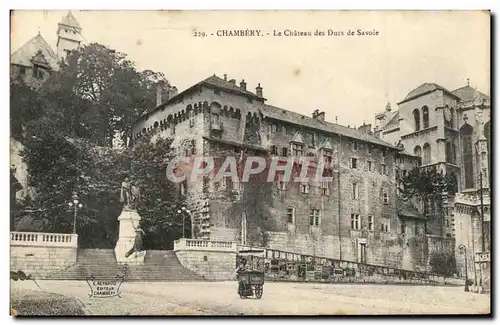 Chambery - Le Chateau des Ducs de Savoie Cartes postales (marchand de glaces)