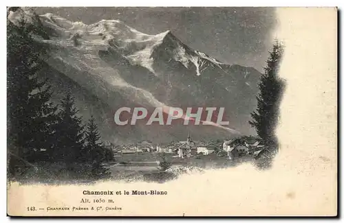 Chamonix - Le Mont Blanc Cartes postales