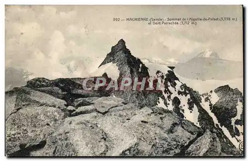 Maurienne - Sommet de l&#39Aiguille de Poiset et Dent Parrachee Cartes postales