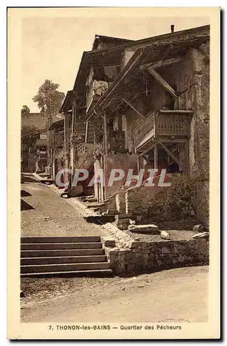 Thonon les Bains - Quartier des Pecheurs - Ansichtskarte AK