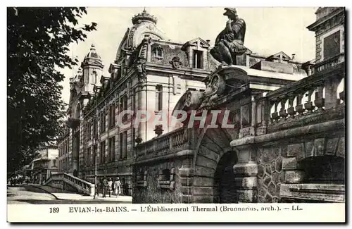 Evian les Bains - Etablissement Thermal - Cartes postales