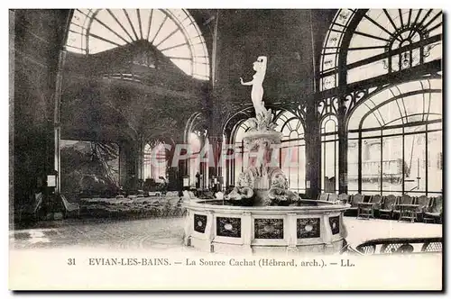 Evian les Bains - La Source Cachat - Cartes postales